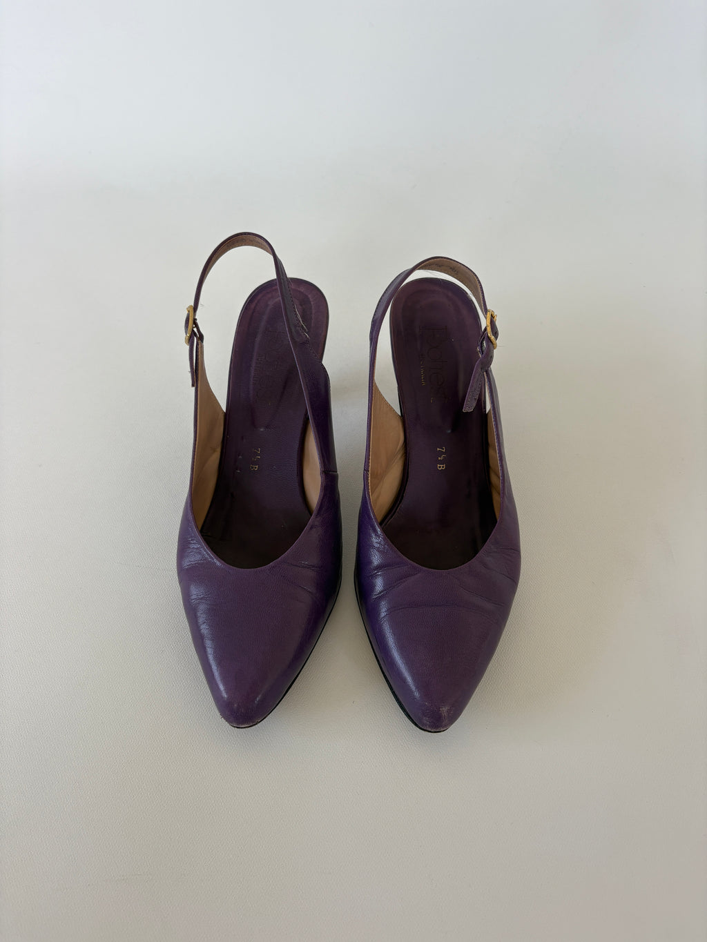 768 / Vintage Purple Heels w/ Original Box