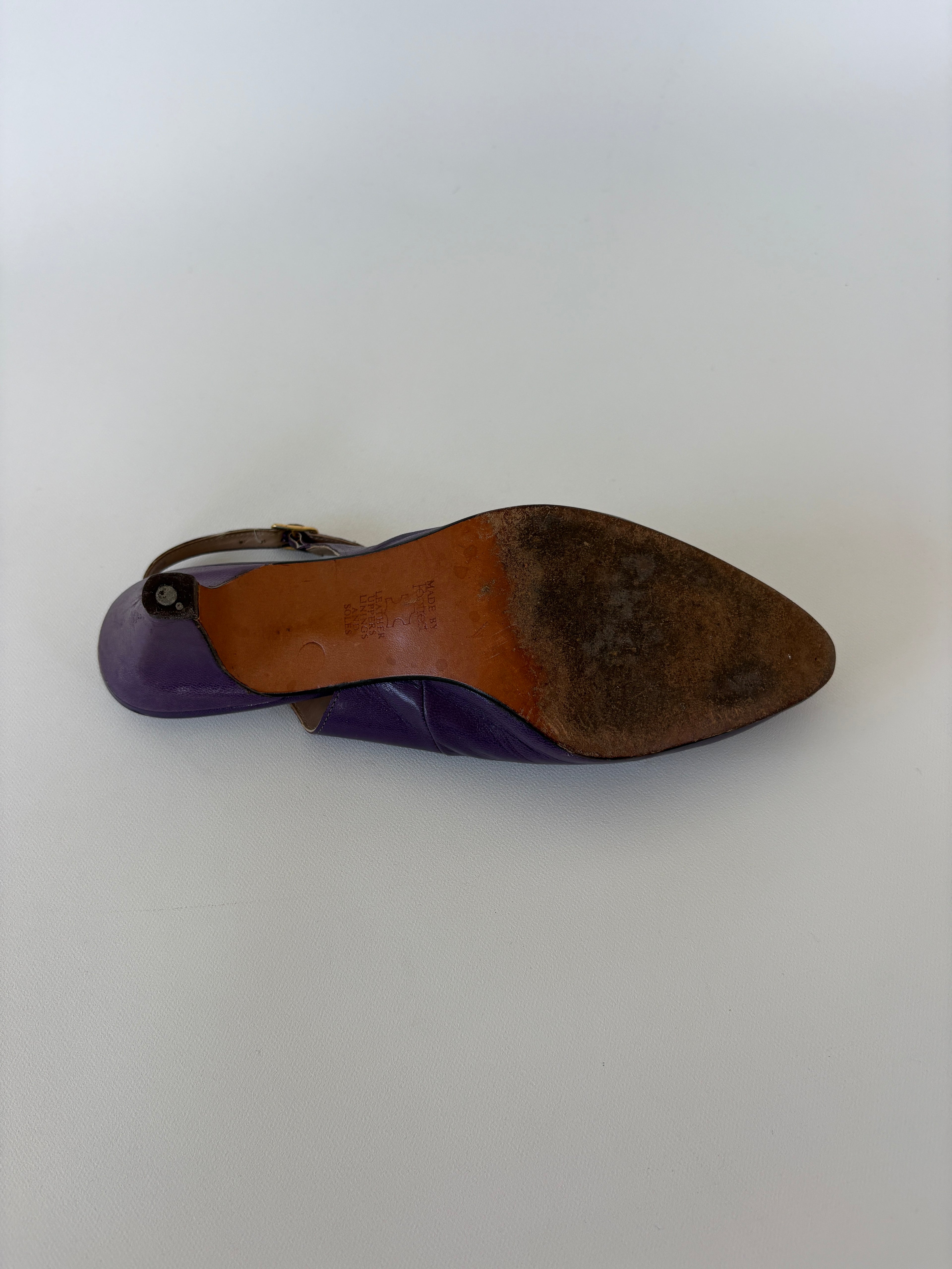 768 / Vintage Purple Heels w/ Original Box