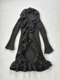 🔒 775 / Grey Long Knit Cardigan