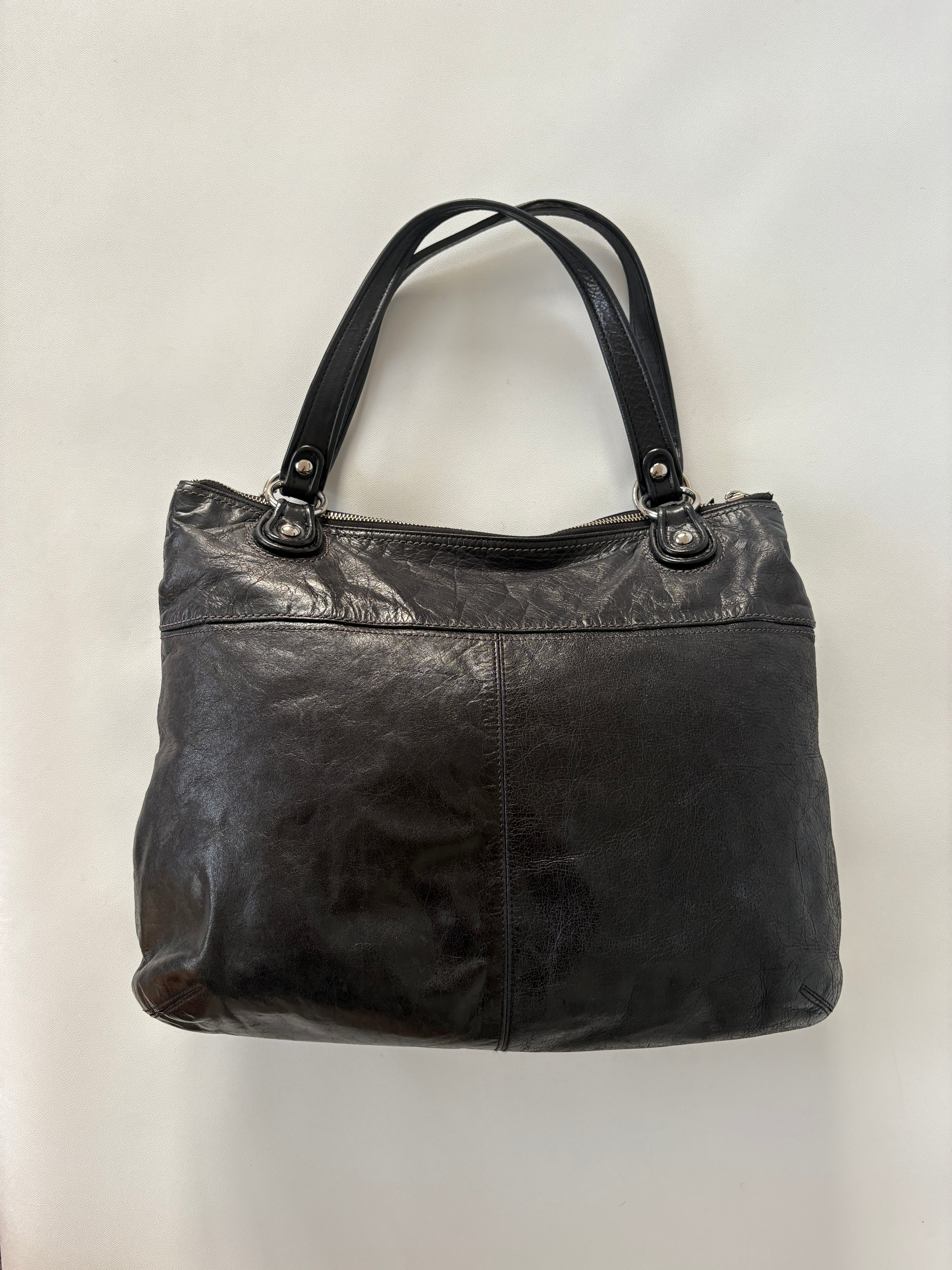 807 / Coach Black 'Poppy' Tote Bag