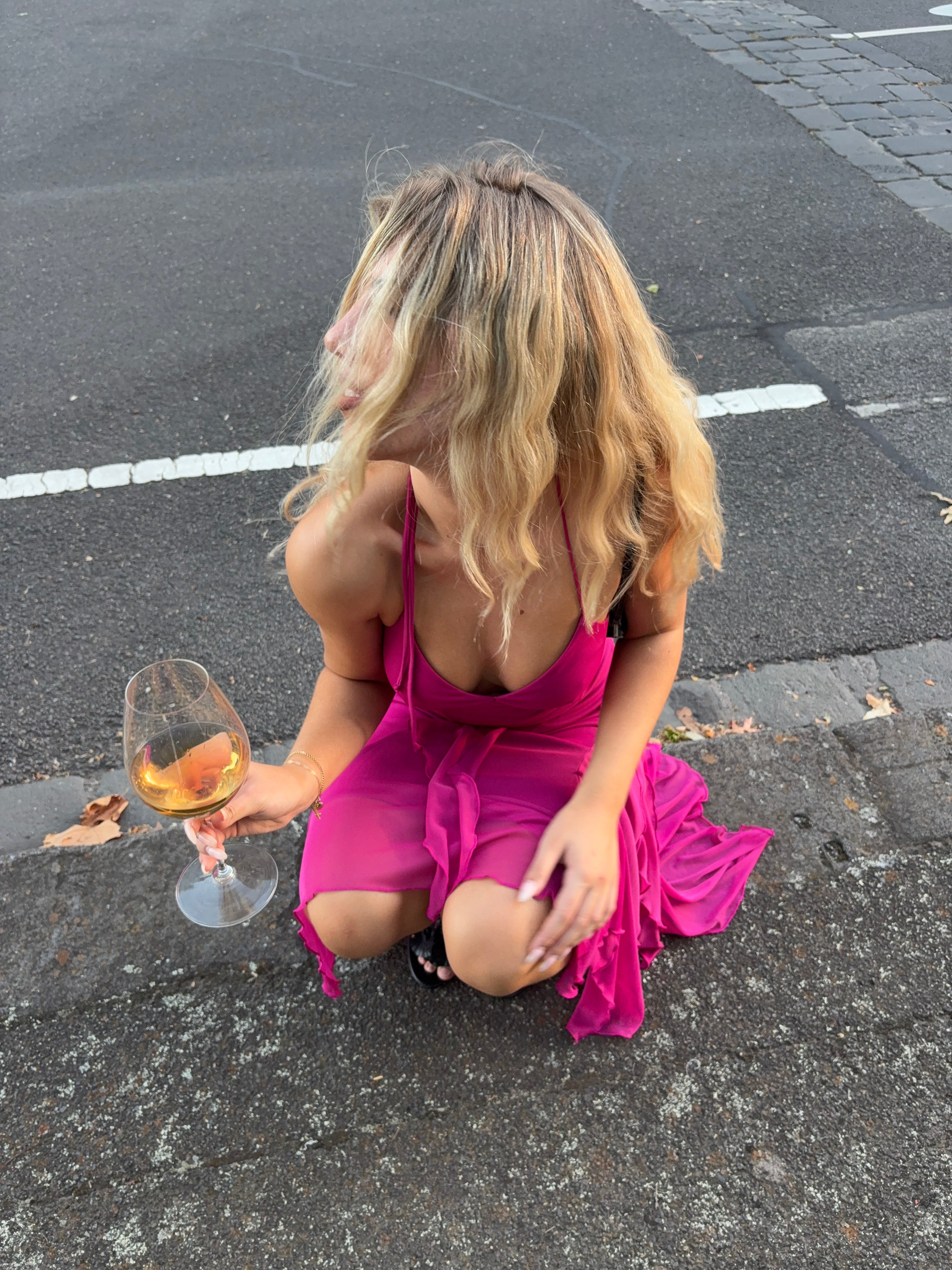 1001 / Vintage Pink 'Lily' Dress