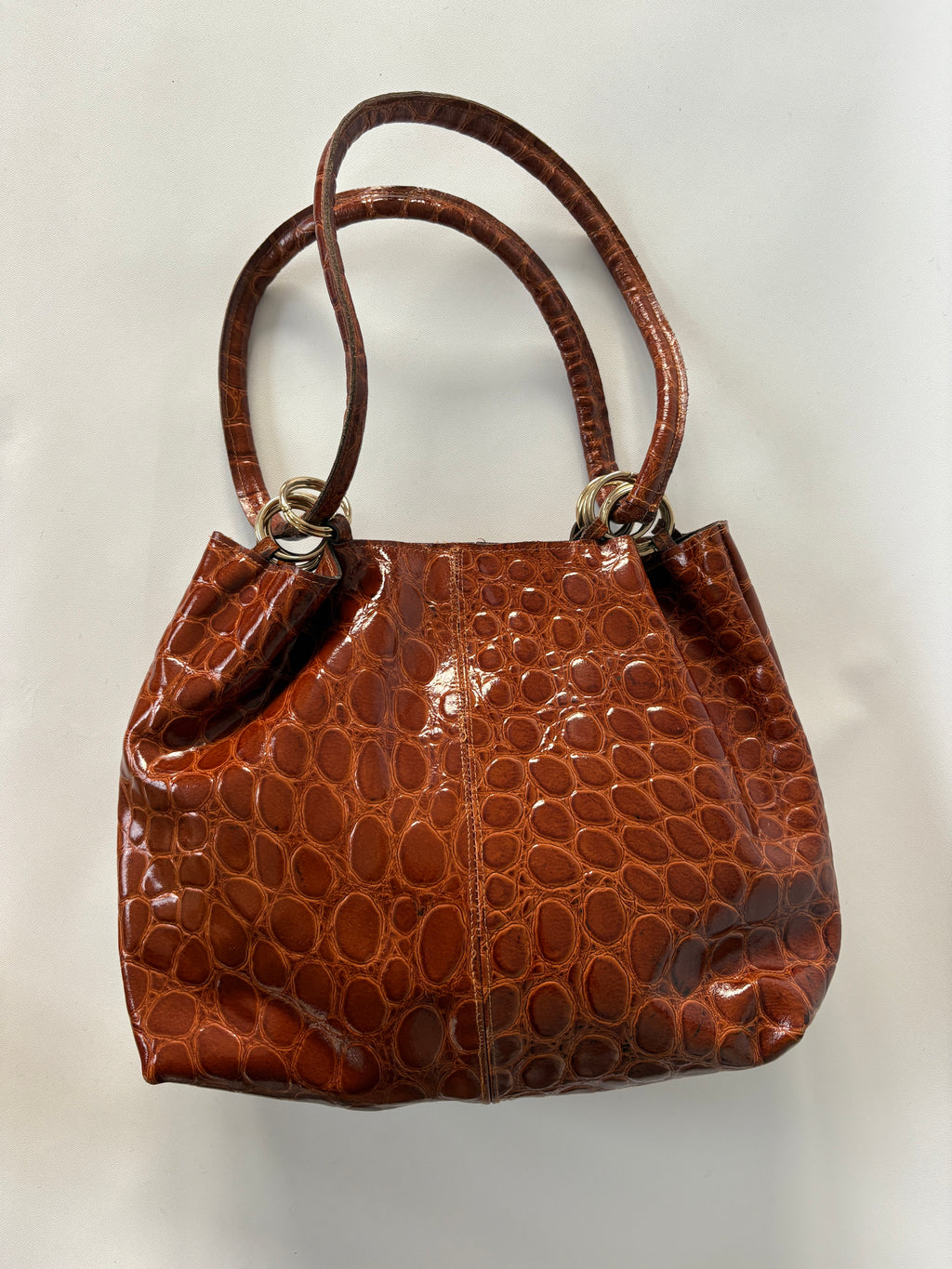 906 / Vintage Brown Dual Strap Bag