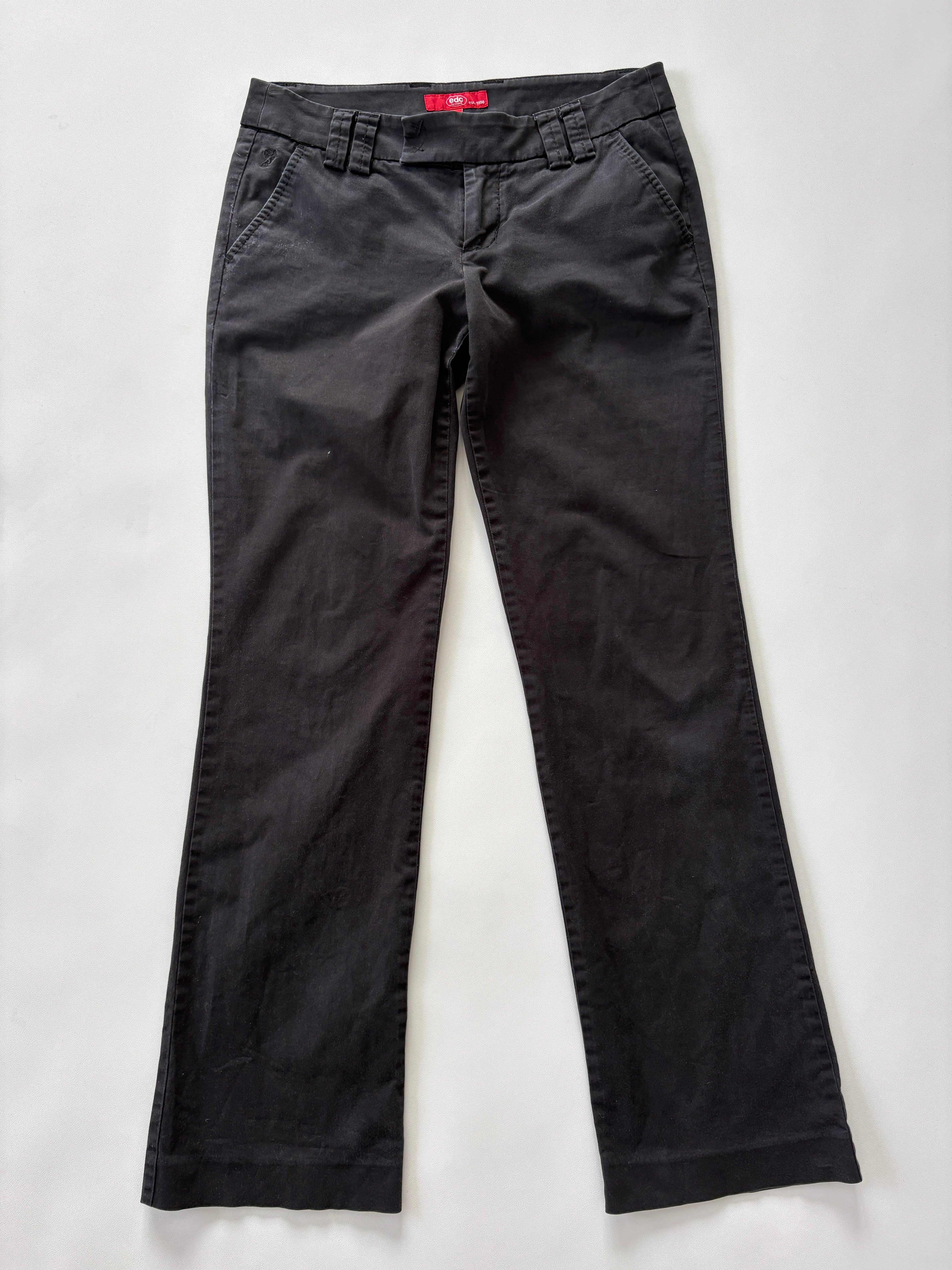 915 / Black Low Rise Pants