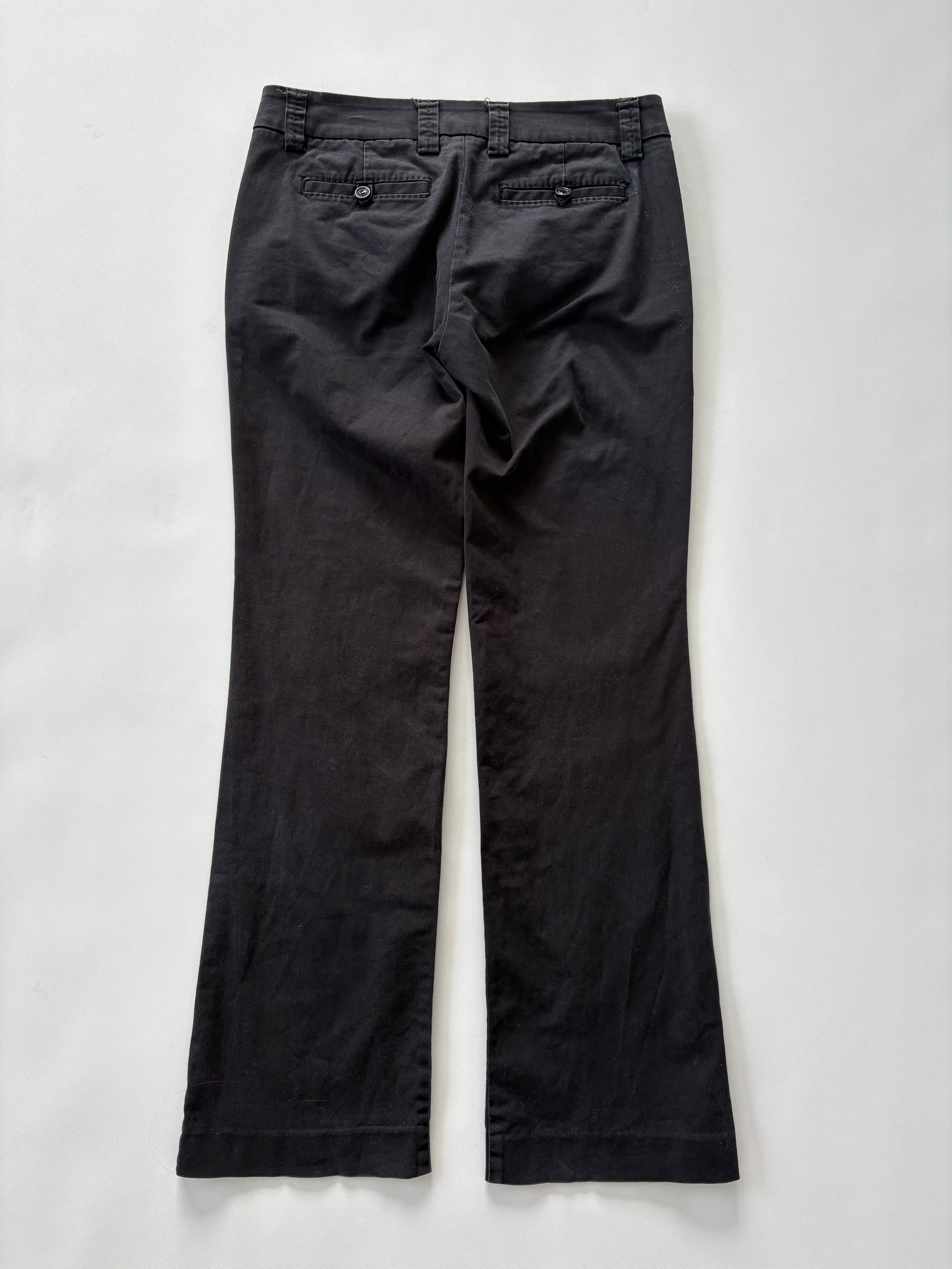 915 / Black Low Rise Pants