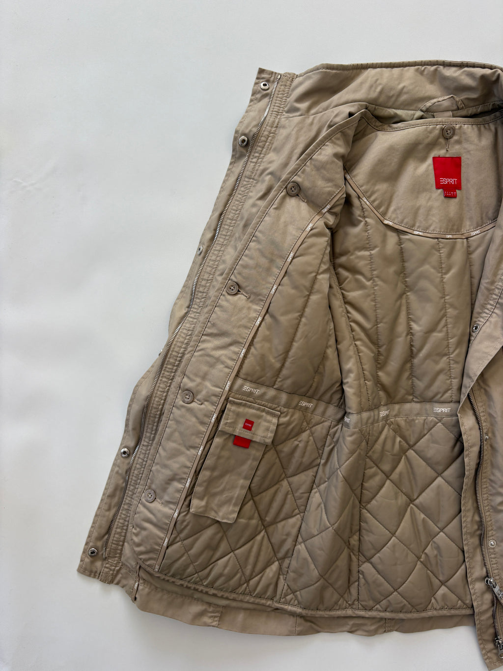 928 / Esprit Brown Puffer Jacket w/ Removable Interior Layer