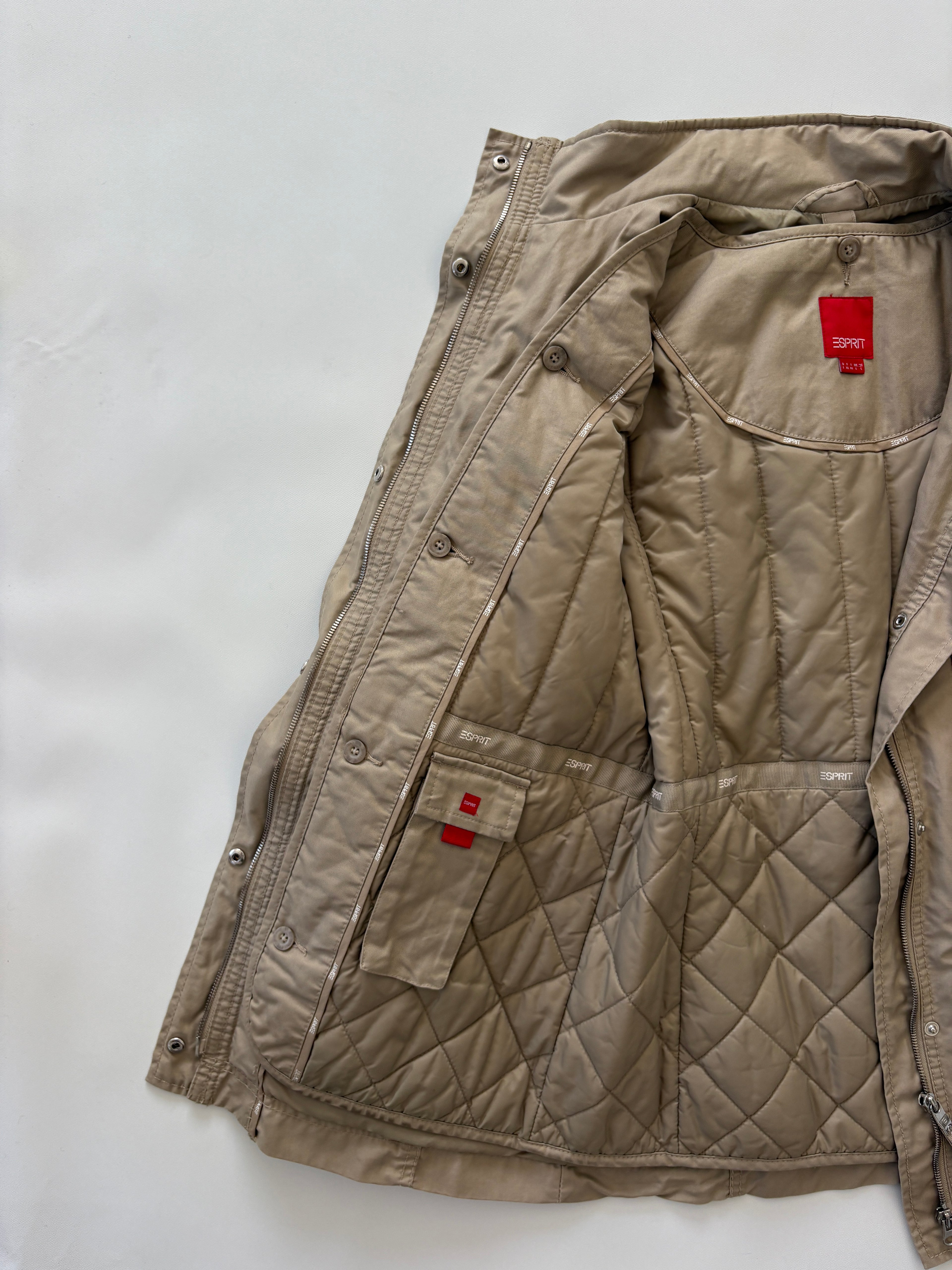 928 / Esprit Brown Puffer Jacket w/ Removable Interior Layer