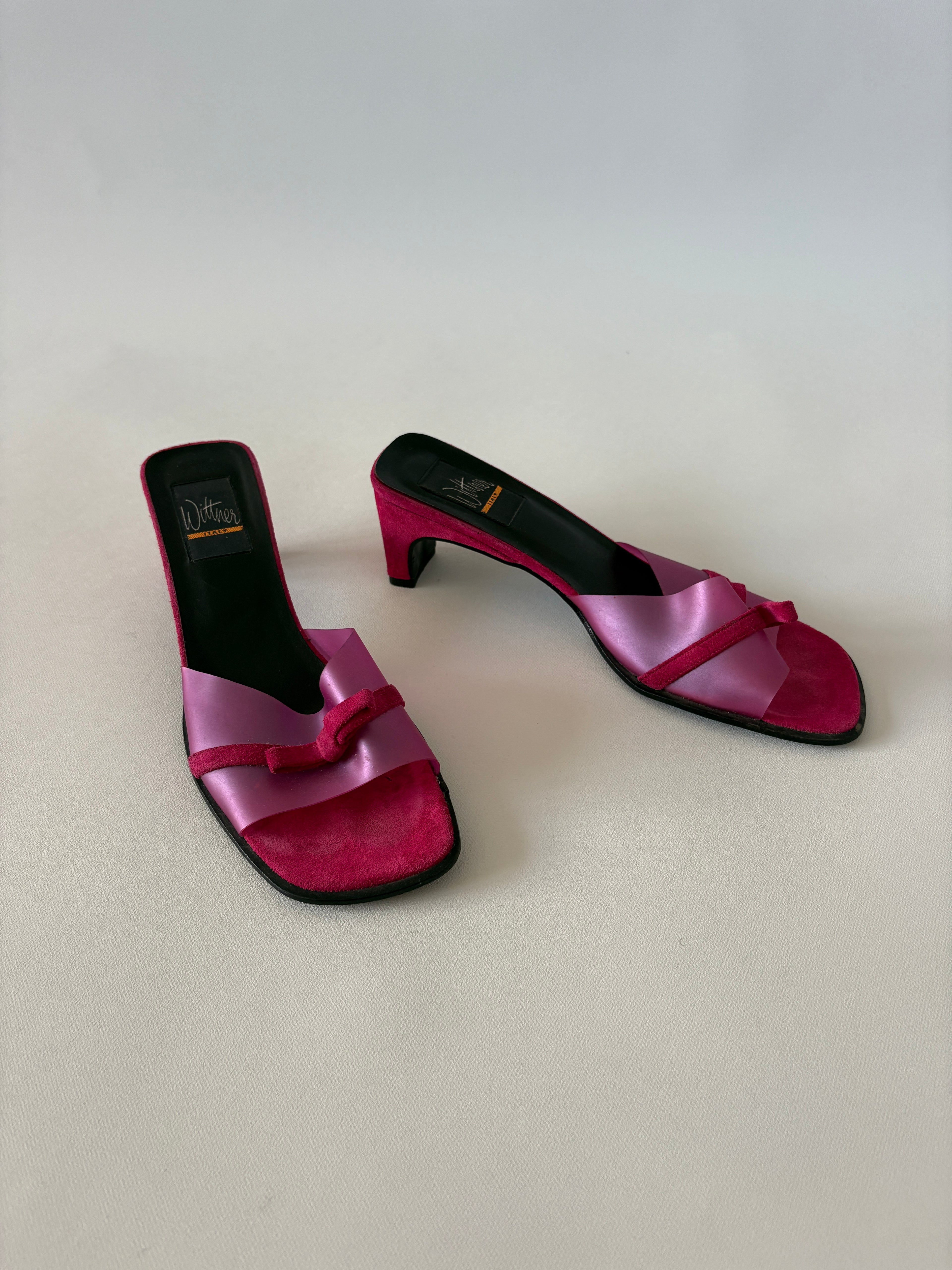 982 / Vintage Pink Wittner Kitten Heels