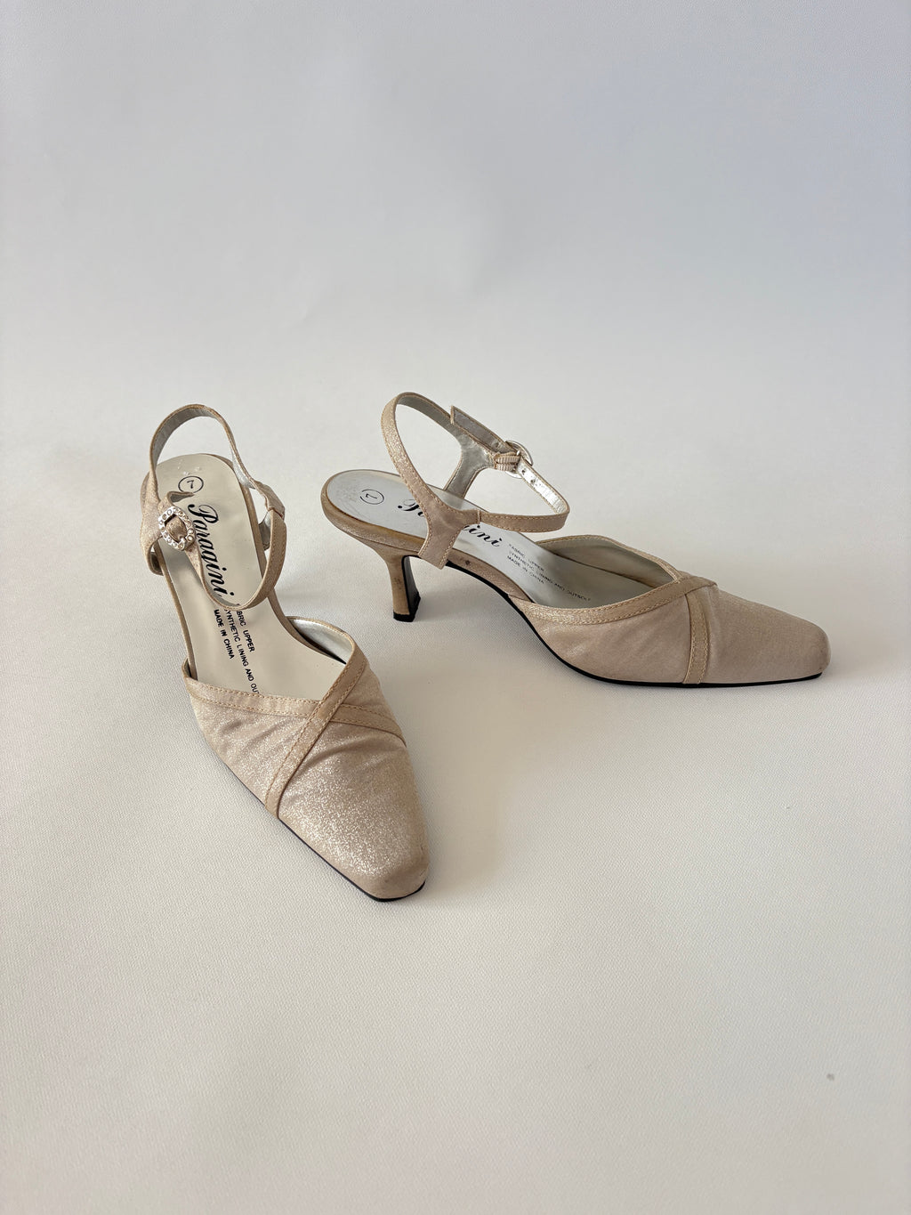 991 / Vintage Cream Pearlescent Heels