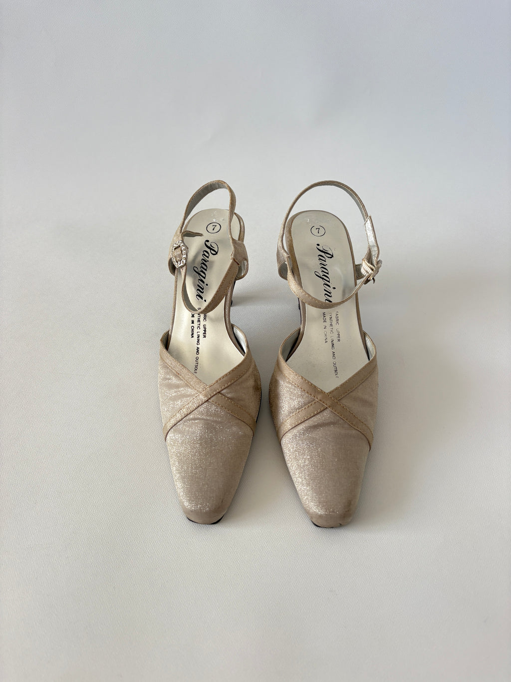991 / Vintage Cream Pearlescent Heels