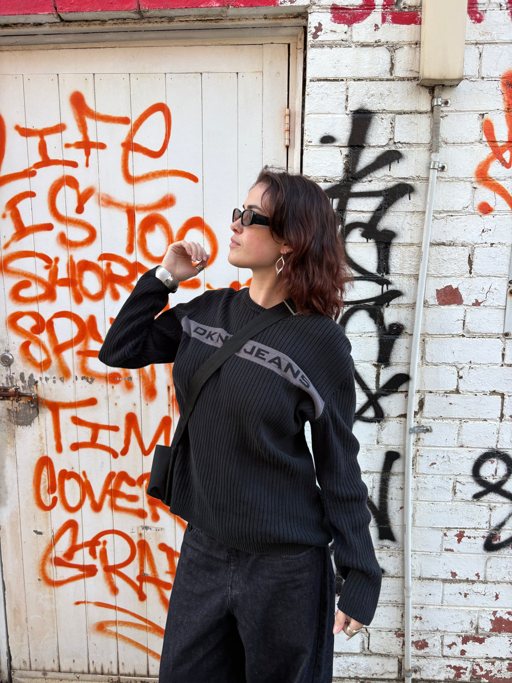 297 / DKNY Black Jumper