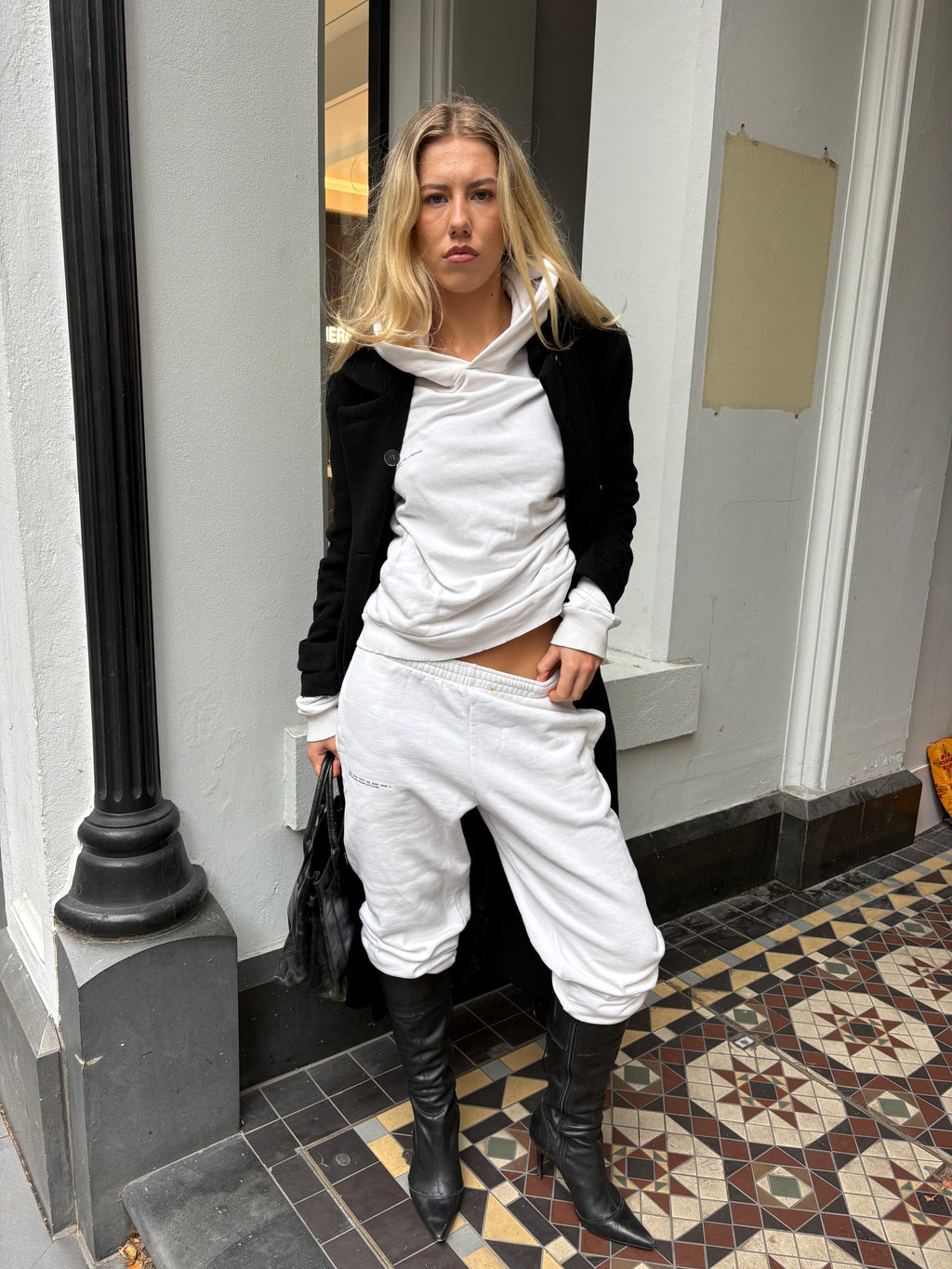 1104 & 1105 / Pangaia White '365' Tracksuit Set