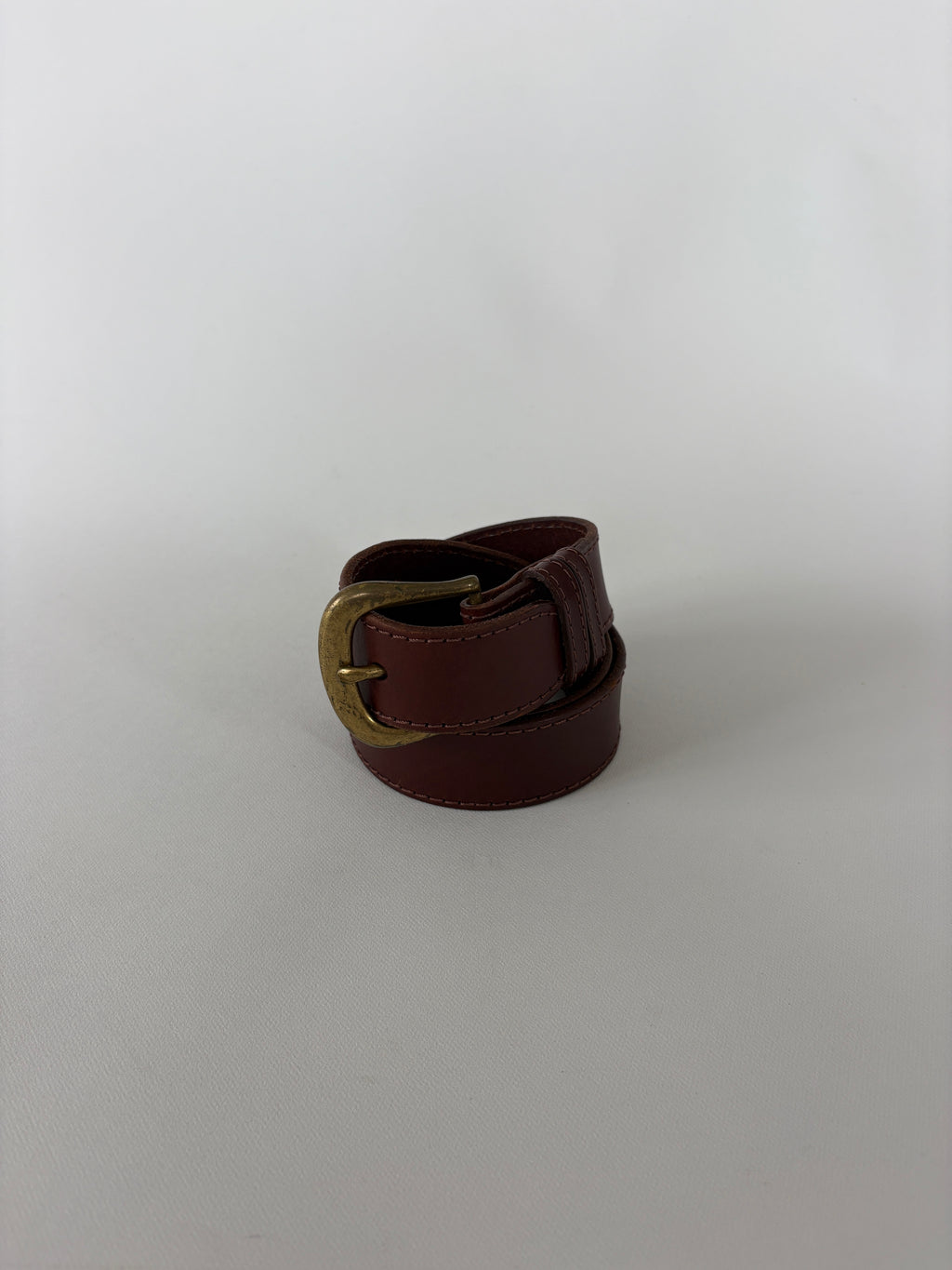 1378 / Brown Belt w/ Gold Hardware