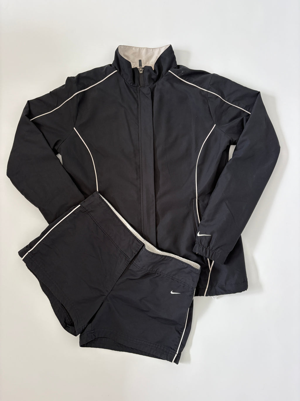 209 / Nike Black Mini Short w/ White Trim