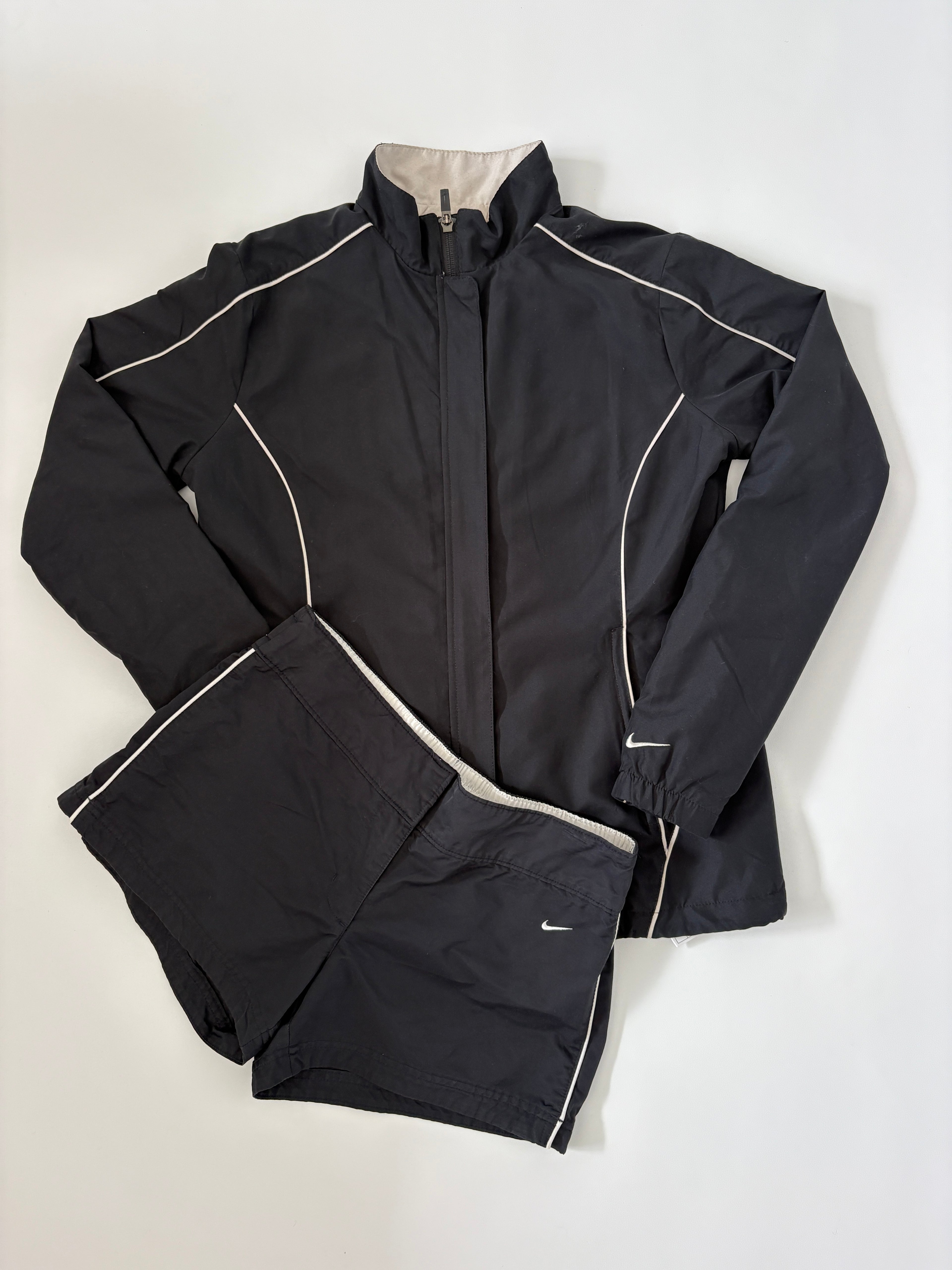 209 / Nike Black Mini Short w/ White Trim