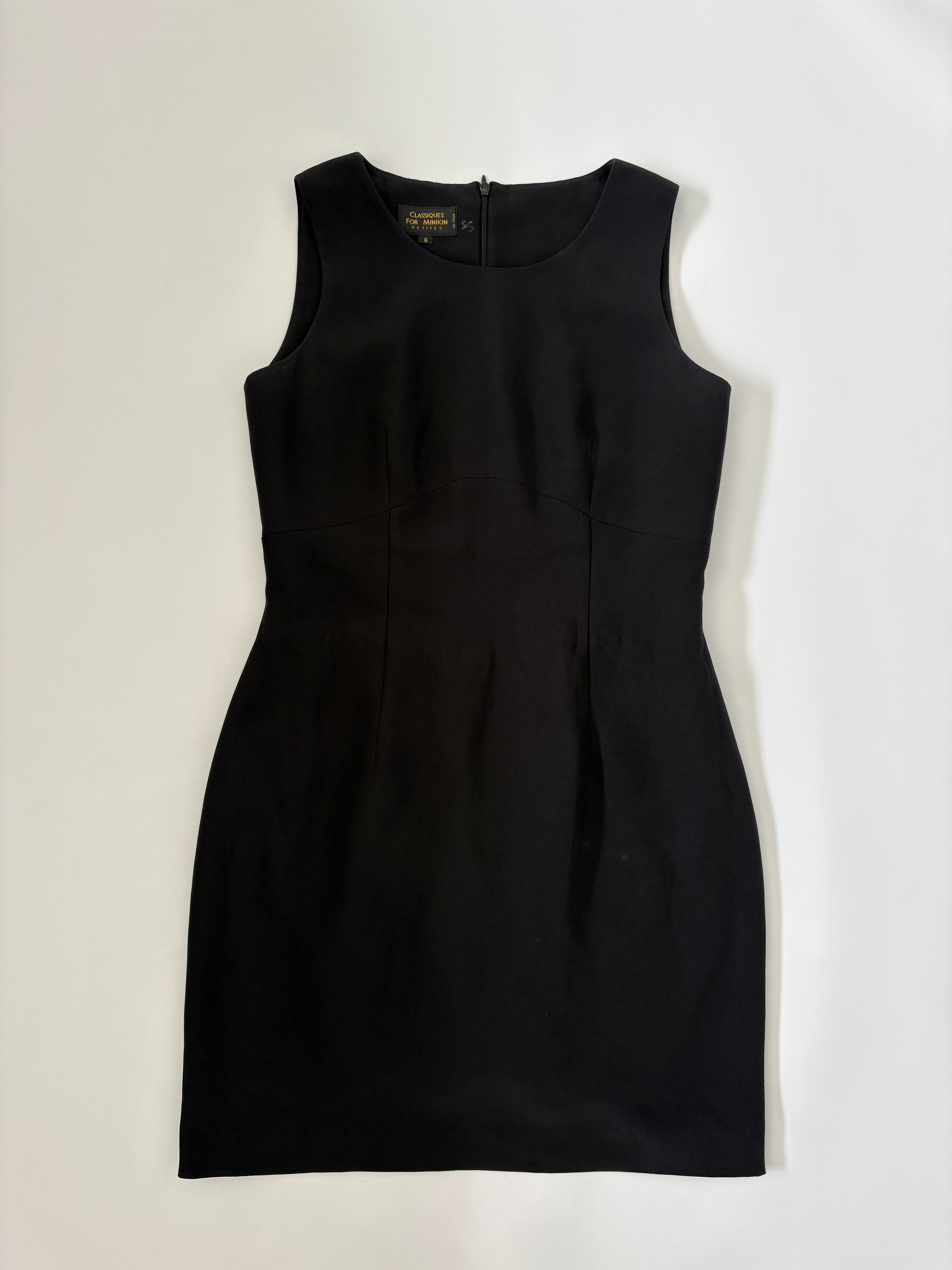 178 / Black Vintage Mini Dress