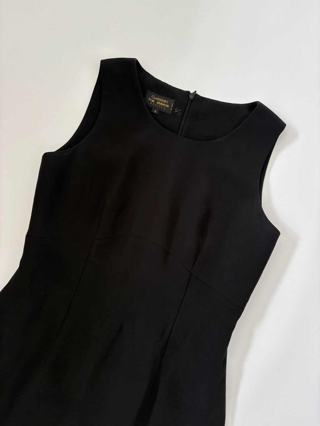 178 / Black Vintage Mini Dress