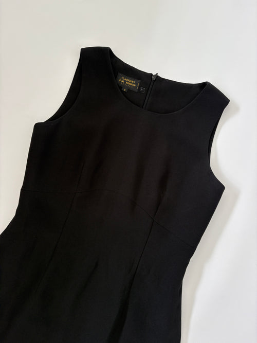 178 / Black Vintage Mini Dress